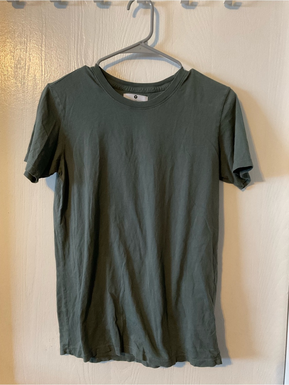 The Classic T-Shirt Co. Short Sleeve Crew Neck Forest Green Women's Small